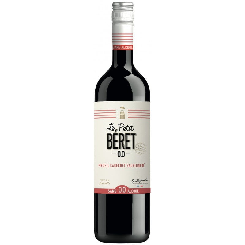 Le Petit Beret Cabernet Sauvignon Non-Alcoholic Red Wine 750ml