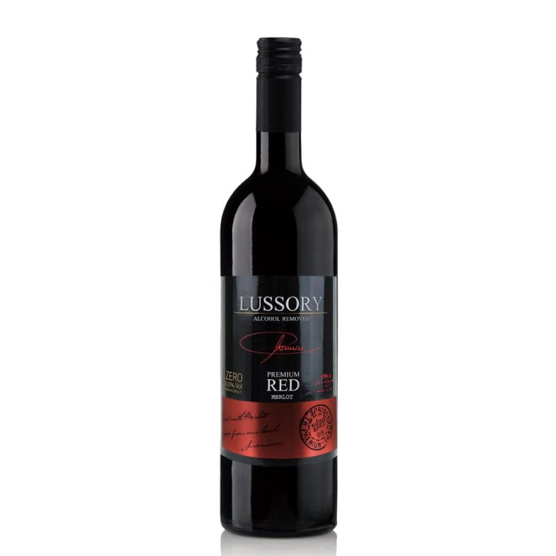 Lussory Merlot Non-Alcoholic Red Wine 750ml