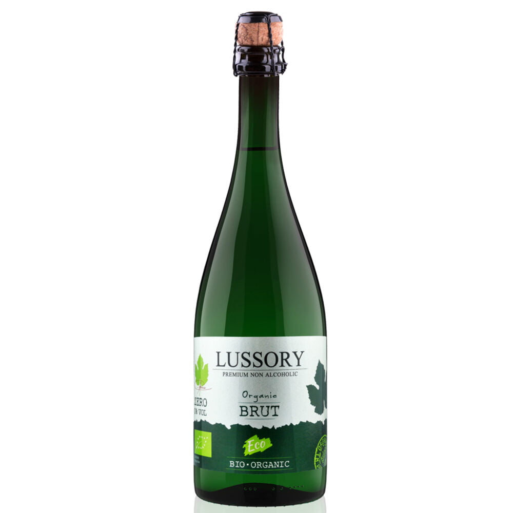 Lussory Organic Sparkling Brut Non-Alcoholic Sparkling Wine 750ml