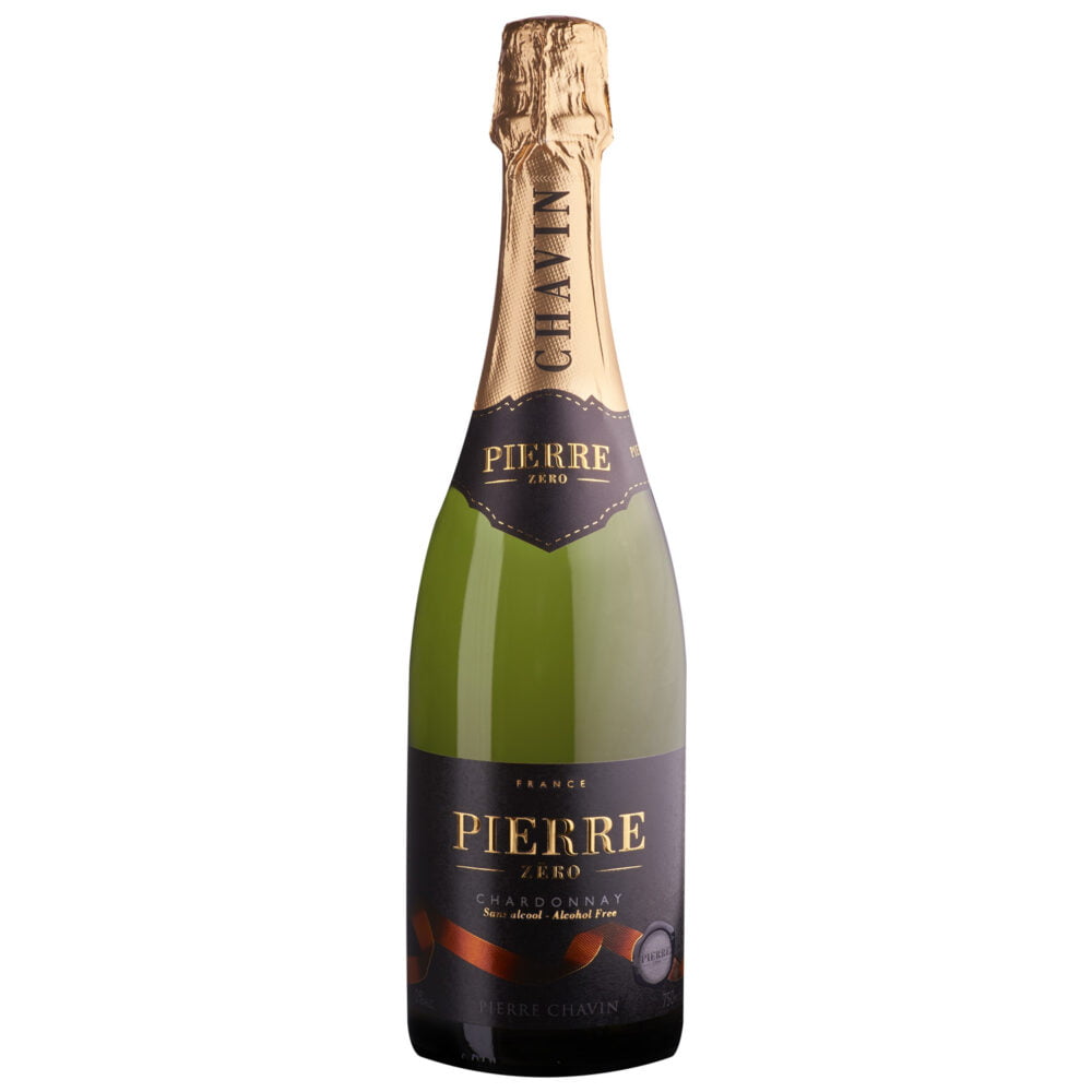 Pierre Zero Chardonnay Sparkling Non-Alcoholic Sparkling Wine 750ml