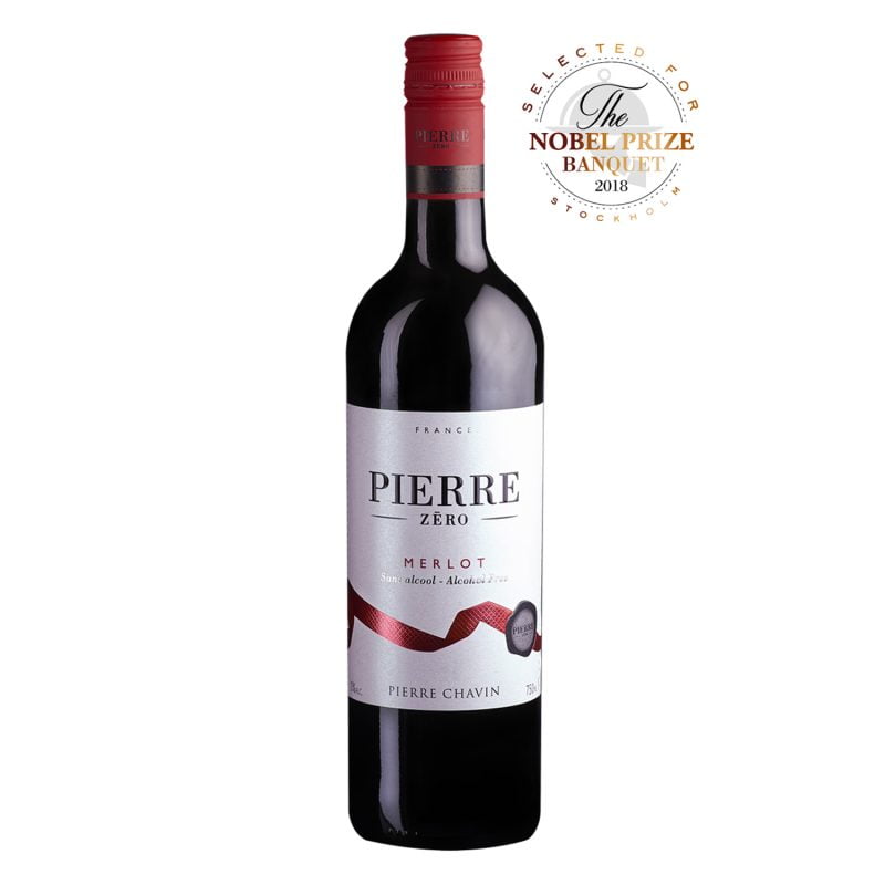 Pierre Zero Merlot Non-Alcoholic Red Wine 750ml
