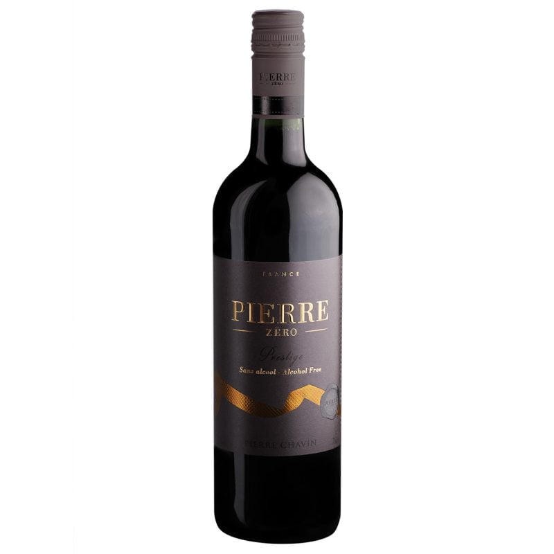 Pierre Zero Prestige Merlot Non-Alcoholic Red Wine 750ml