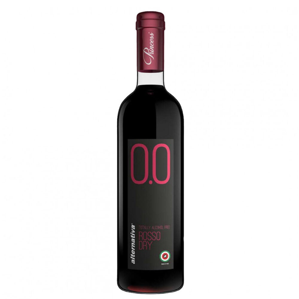 Princess Alternativa Rosso Dry Non-Alcoholic Red Wine 750ml