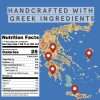 Roots Divino Aperitif Bianco nutrition facts and Greek ingredient sourcing map