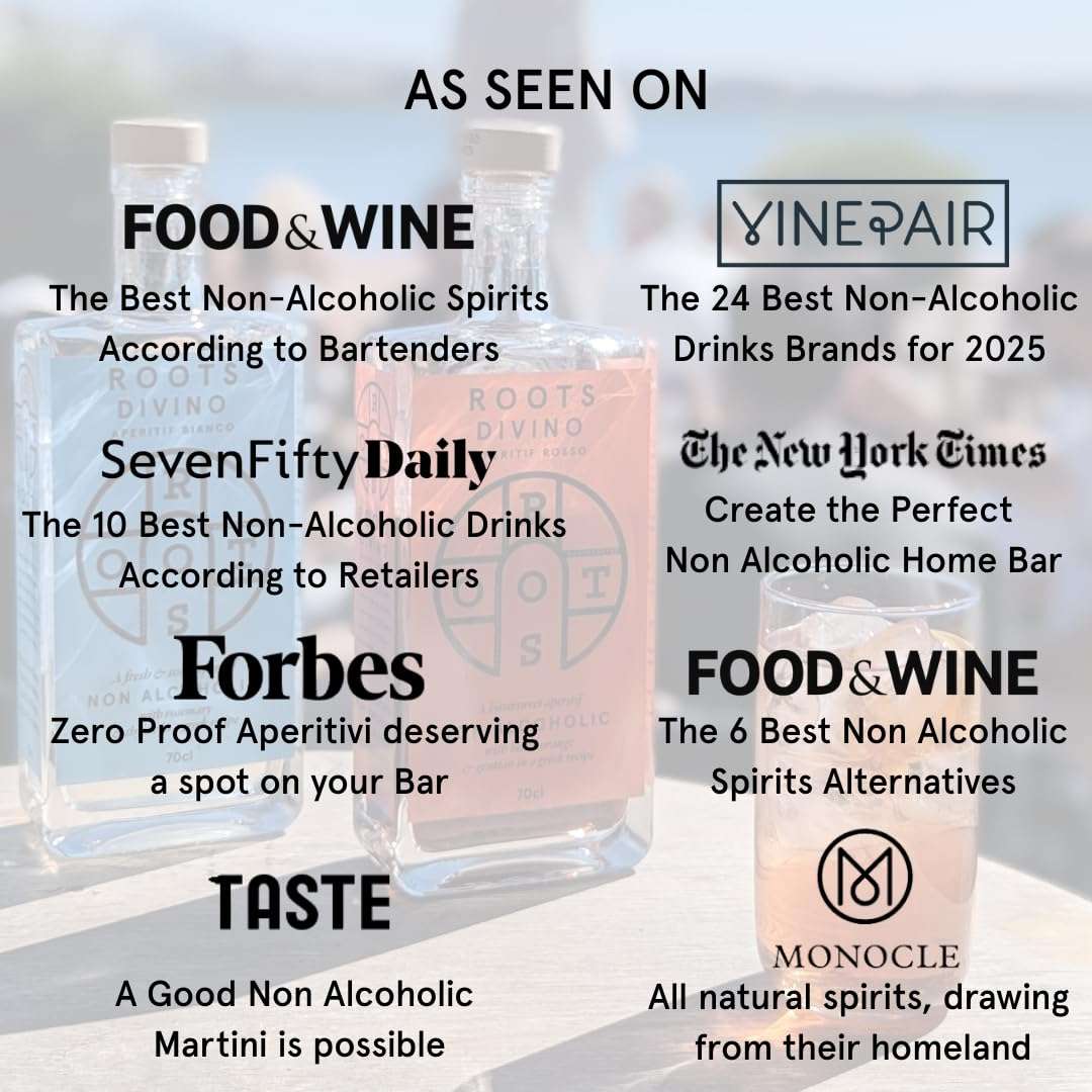 Roots Divino Aperitif Bianco featured in Food and Wine Forbes New York Times and VinePair
