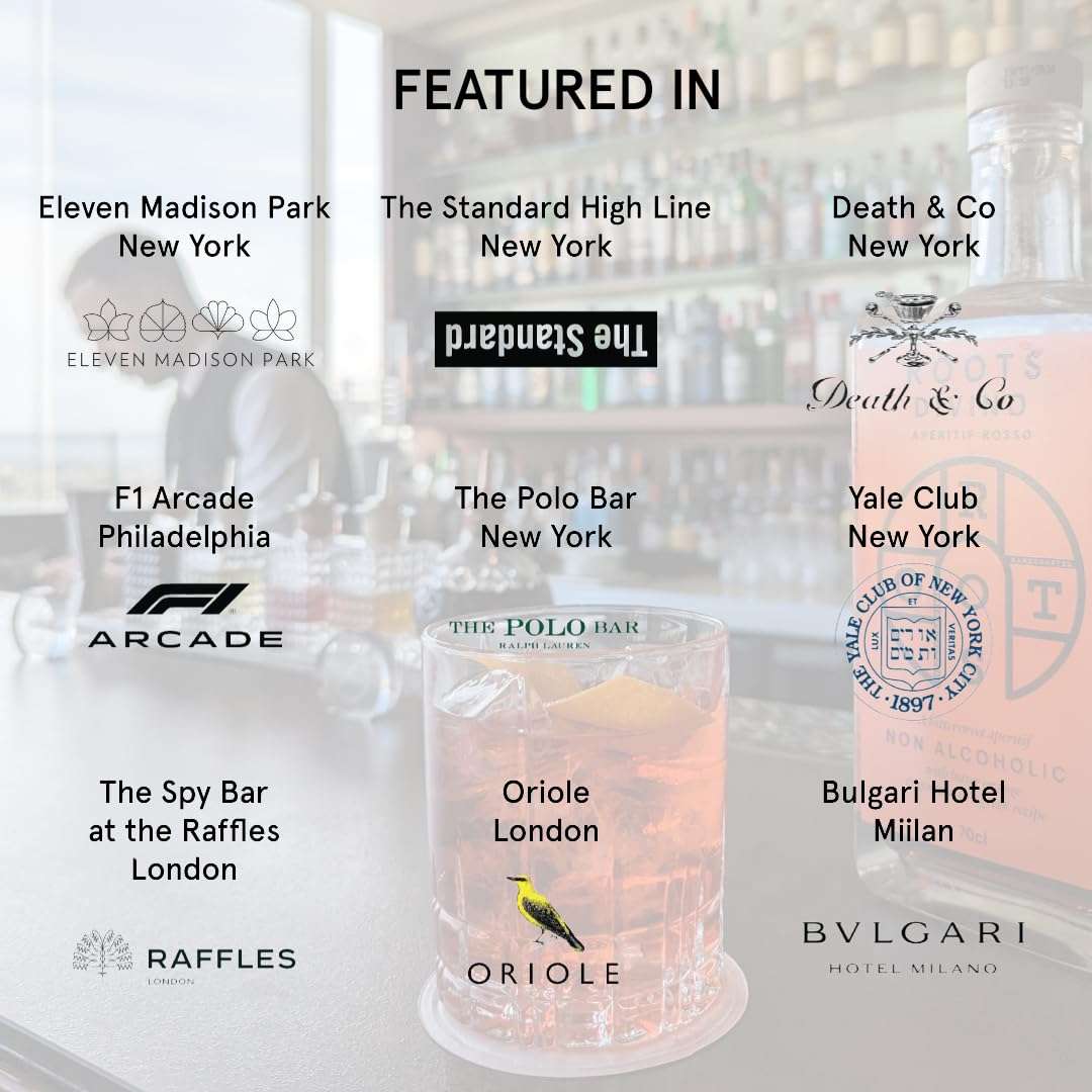Roots Divino Aperitif Bianco featured at Michelin starred restaurants and luxury bars worldwide