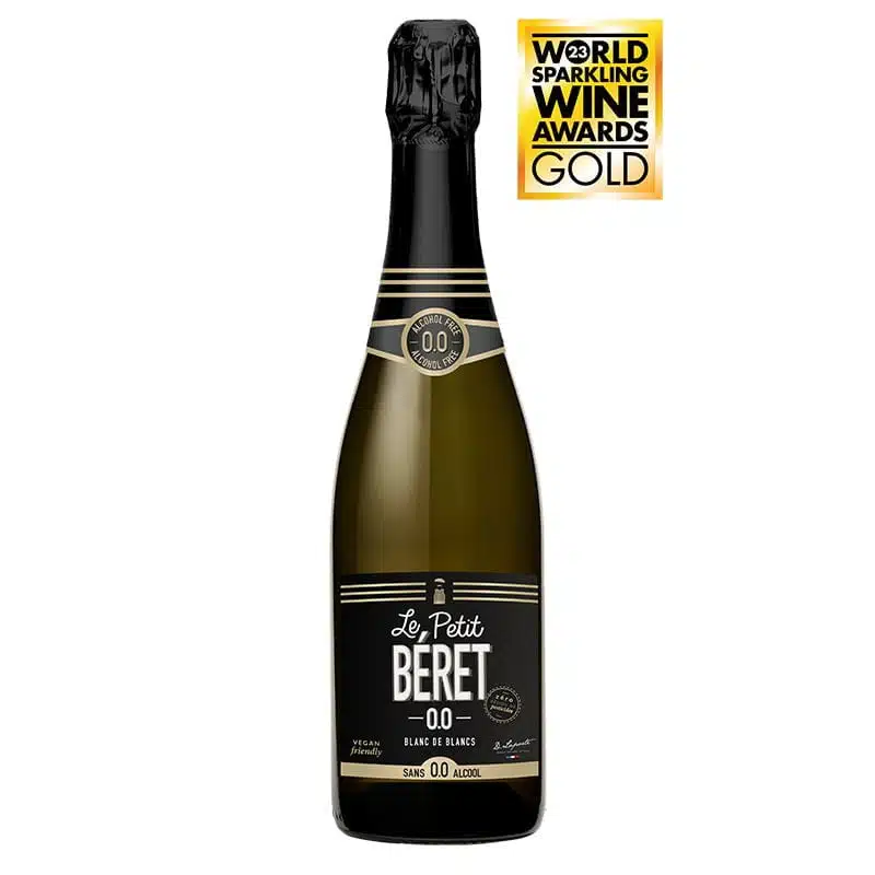 Le Petit Beret Blanc de Blancs Non Alcoholic Sparkling Wine Product Image Front