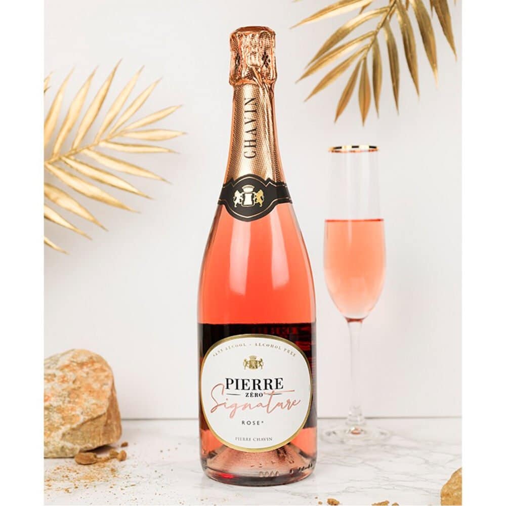 Signature Sparkling Rose with glass