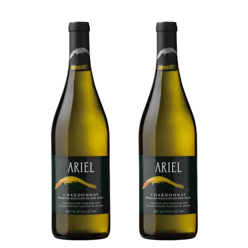 Ariel Chardonnay Non-Alcoholic Wine 2 pack