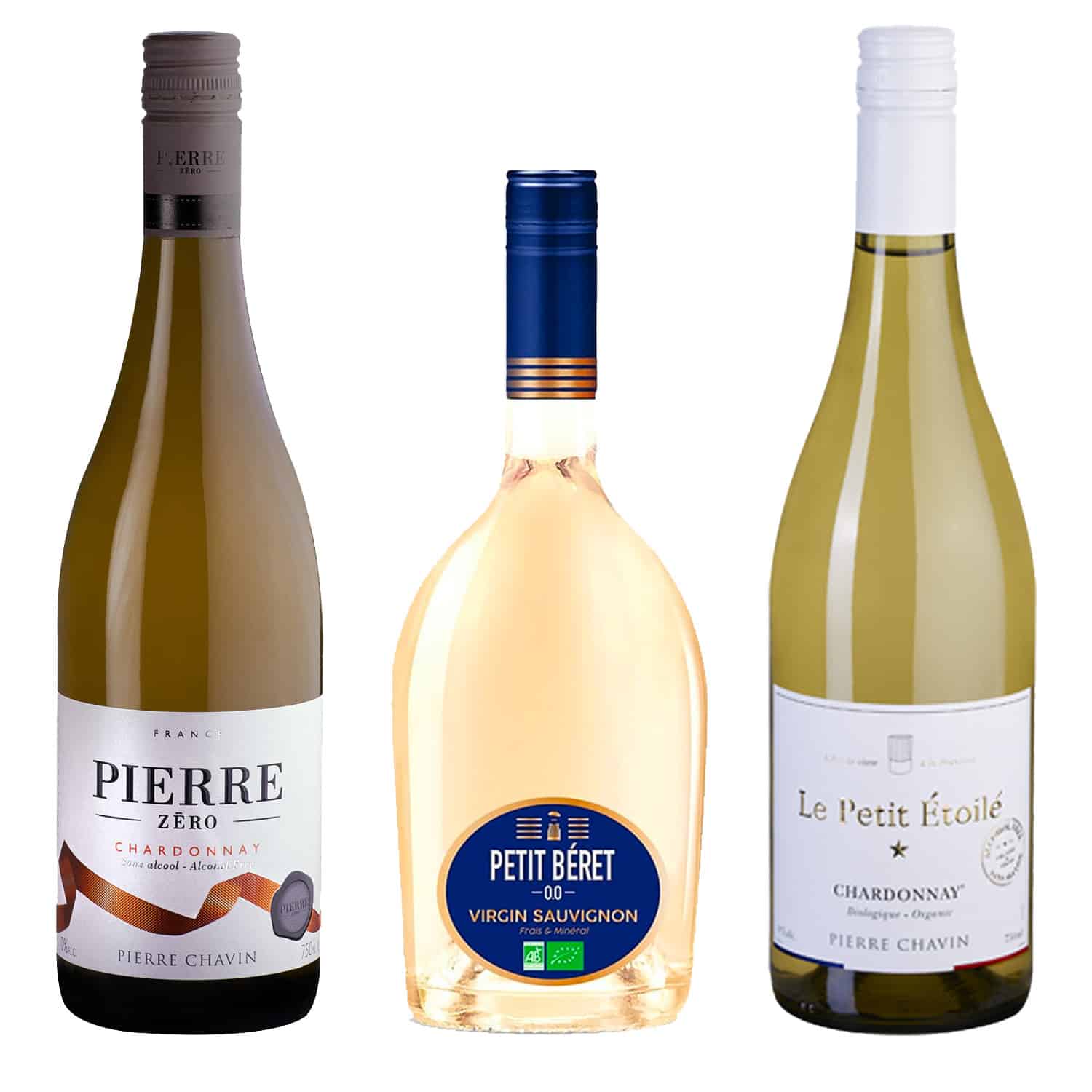 best french white non-alcoholic wine sampler