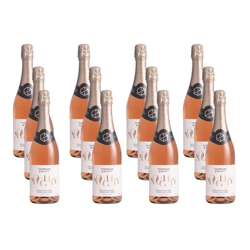 Noughty Sparkling Rose Non-Alcoholic Wine 612Pack