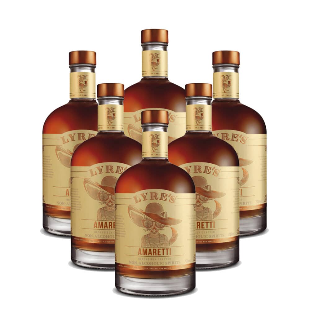 (Case of 6) Lyre's Amaretti Non-Alcoholic Spirit Alternative 700ml ($32 each)