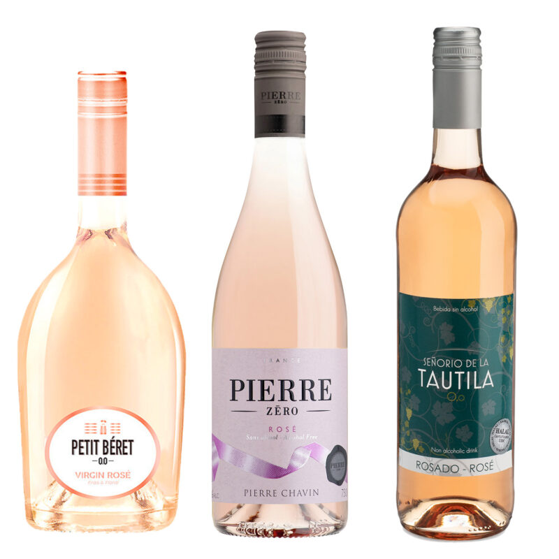 Rose Non-Alcoholic Wines sampler