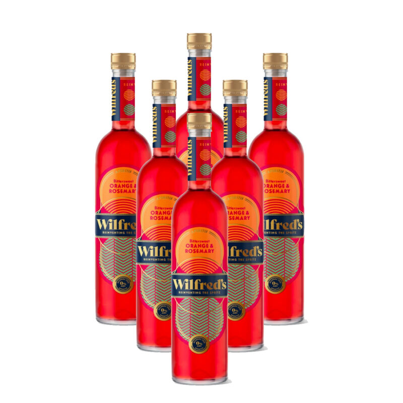 Wilfreds Aperitif Non-Alcoholic Bittersweet Case of 6