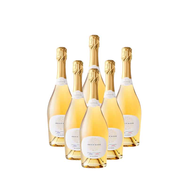 French Bloom Blanc non-alcoholic Champagne 6 pack