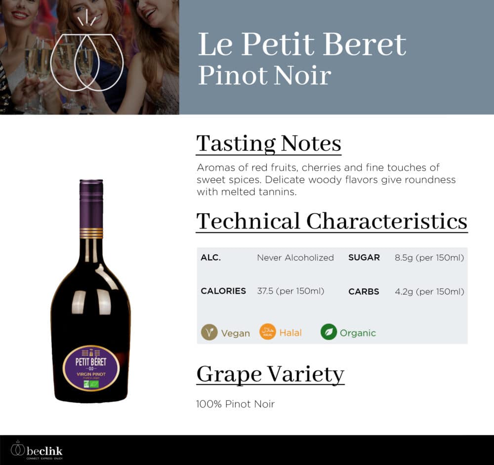 Beret Pinot Noir Alcohol-Free Wine