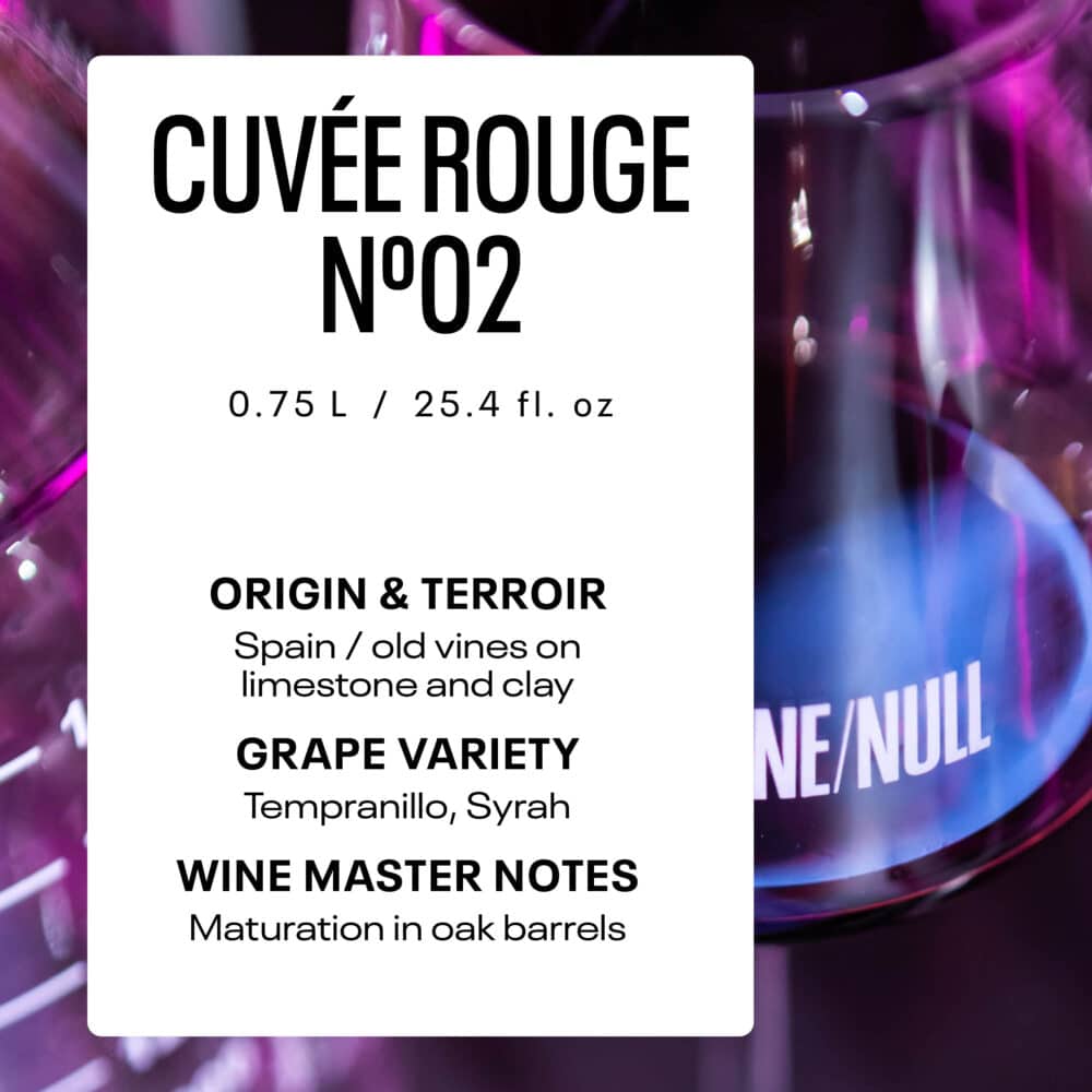 Non-Alcoholic Cuvee Rouge Style and Finish