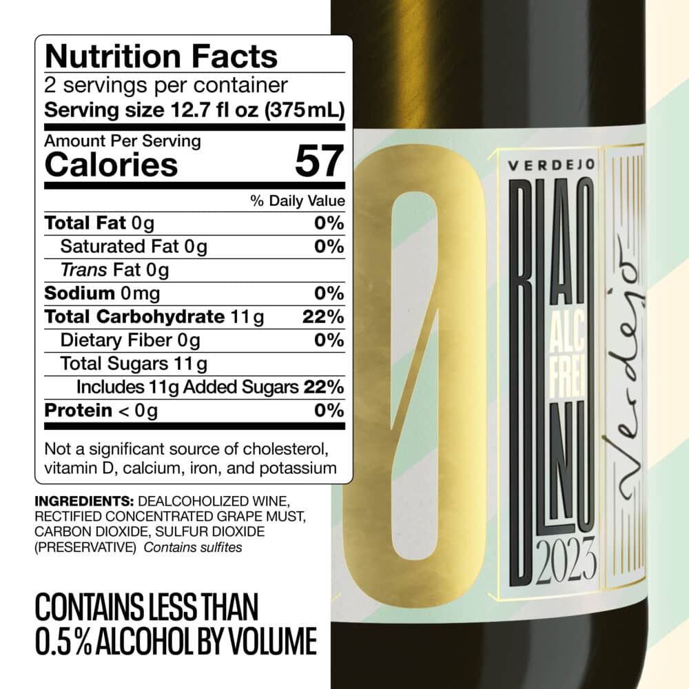 Best Non-Alcoholic Verdejo Nutrition Facts