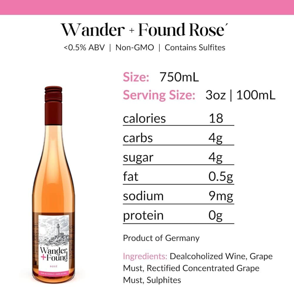 Non-Alcoholic Rose Nutrition Facts