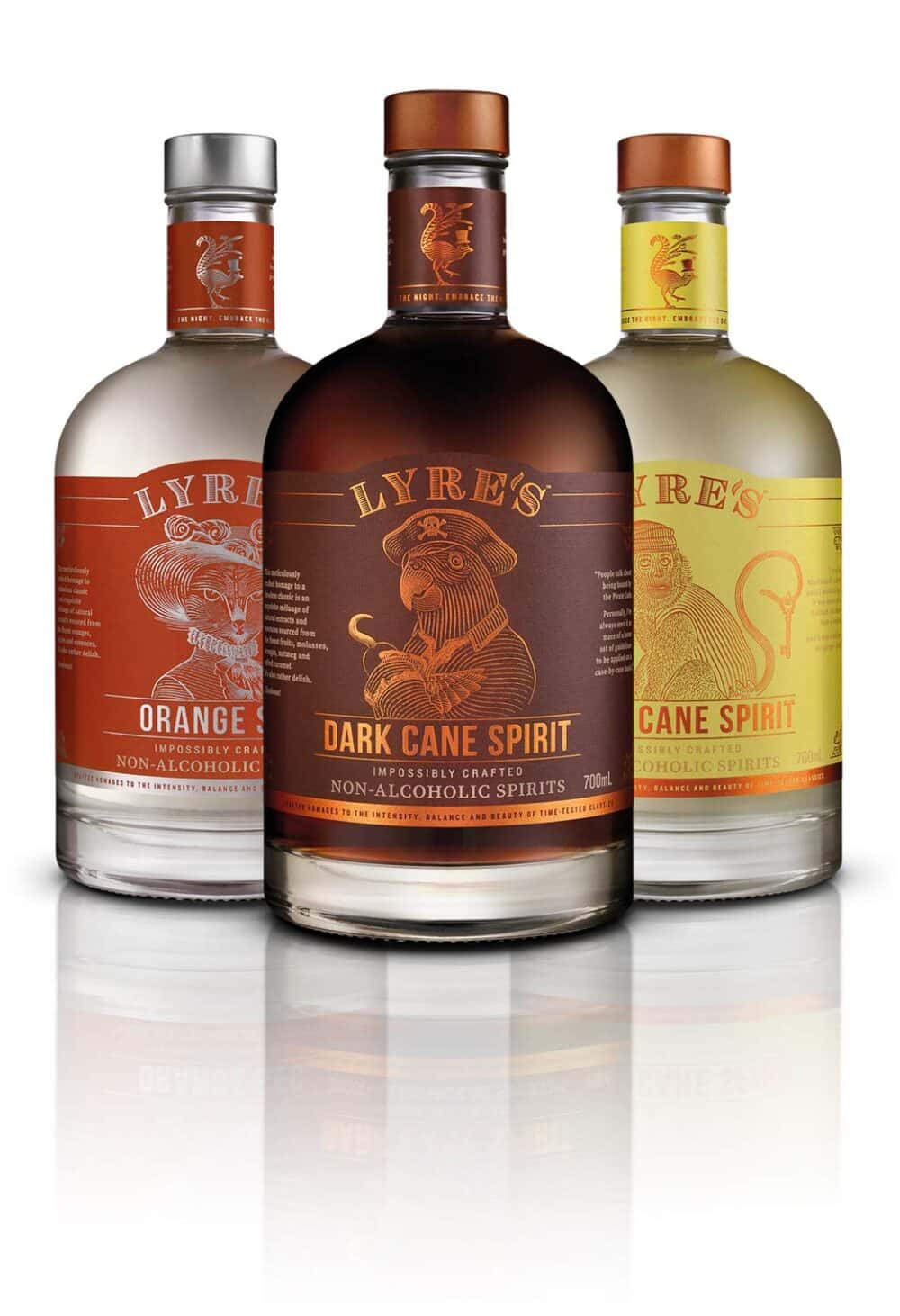 Lyre’s Mai Tai Set – Orange Sec (Triple Sec Style) + White Cane (White Rum Style) + Dark Cane (Dark Rum Style)