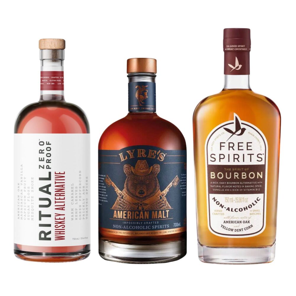 Featuring Ritual Zero Proof, Lyre's American Malt, and Free Spirits Bourbon