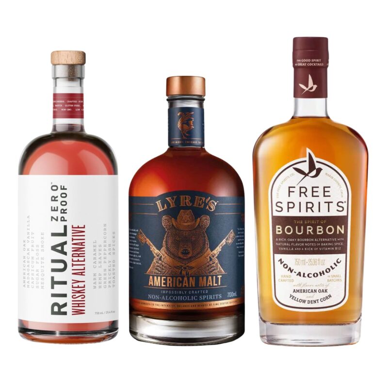 Featuring Ritual Zero Proof, Lyre's American Malt, and Free Spirits Bourbon