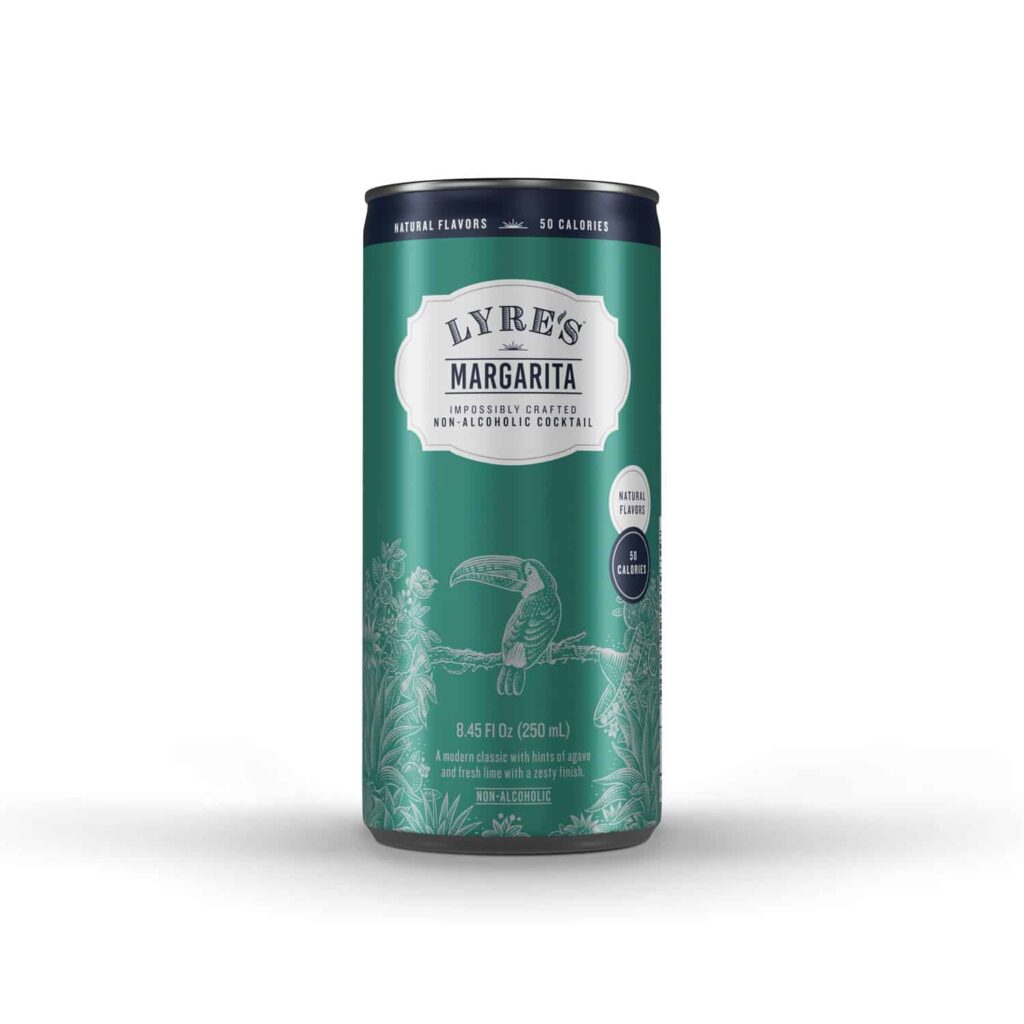 ($3.50 Each) Lyre’s Margarita Non-Alcoholic Cocktail Ready to Drink (Pack of 24)