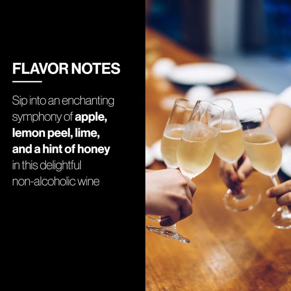 Apple, lemon peel, lime, and honey flavor notes in Oddbird Blanc de Blancs