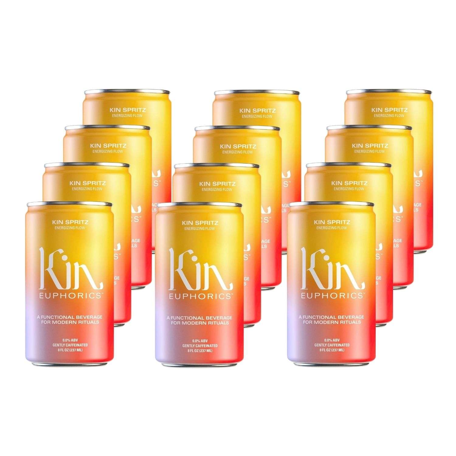 Kin Spritz 12 pack of functional beverage cans