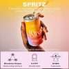 Hand pouring Kin Spritz can with adaptogen and nootropic highlights