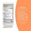 Supplement facts and ingredients label for Leilo Tangerine Mango Kava relaxation drink.