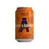 Athletic Brewing Dark & Gourdy pumpkin and spice non-alcoholic brew, 12 fl oz orange can with a navy A and pumpkin and cinnamon motifs